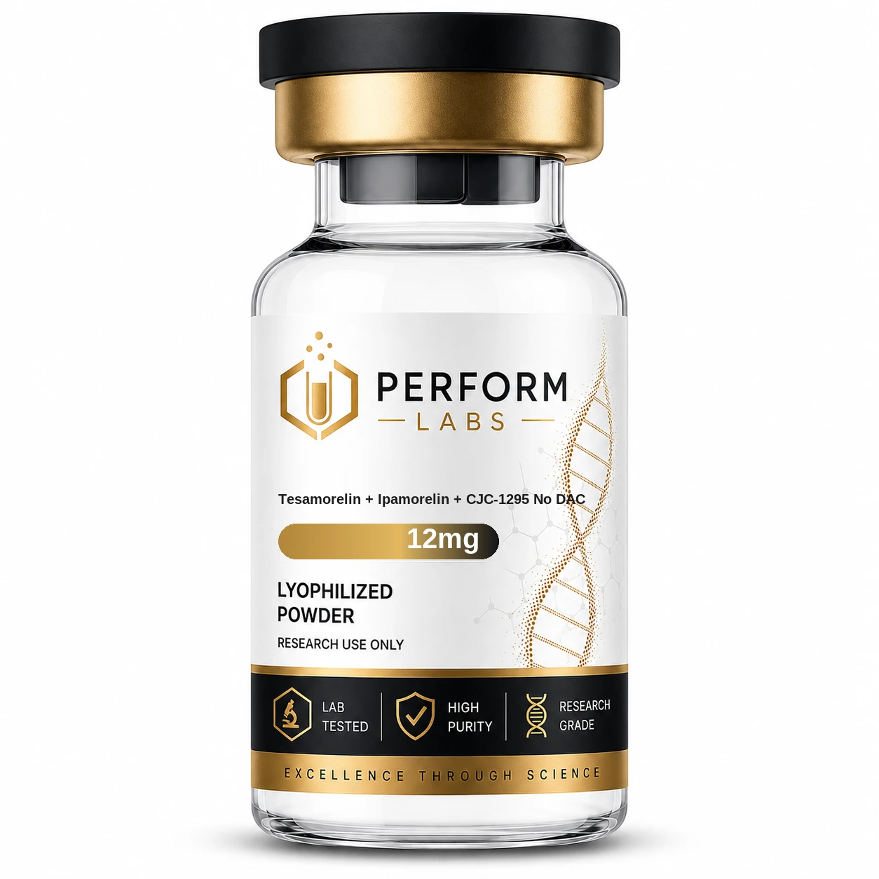 Tesamorelin + Ipamorelin + CJC-1295 No DAC 12mg
